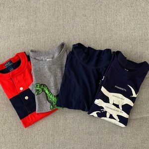 4 pack of boys shirts